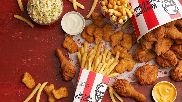 KFC menu student deals