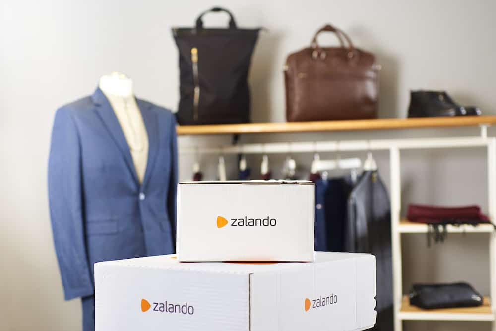 Zalando showcase of items for sale currently