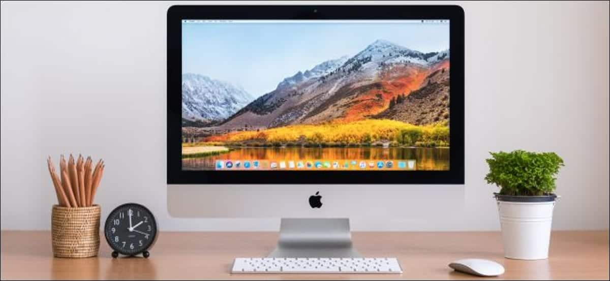 iMac Computer on Desk