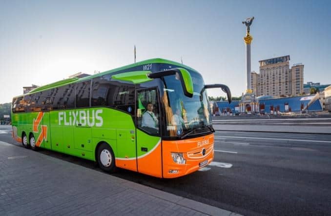 FlixBus in Berlin city