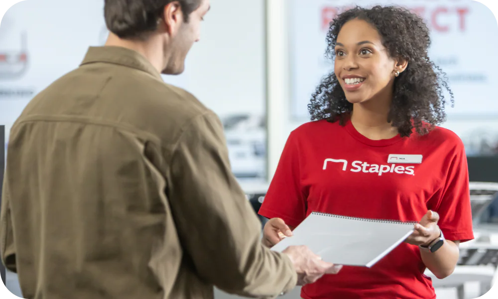 Staples customer service experience