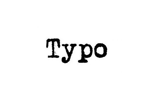 typo logo black